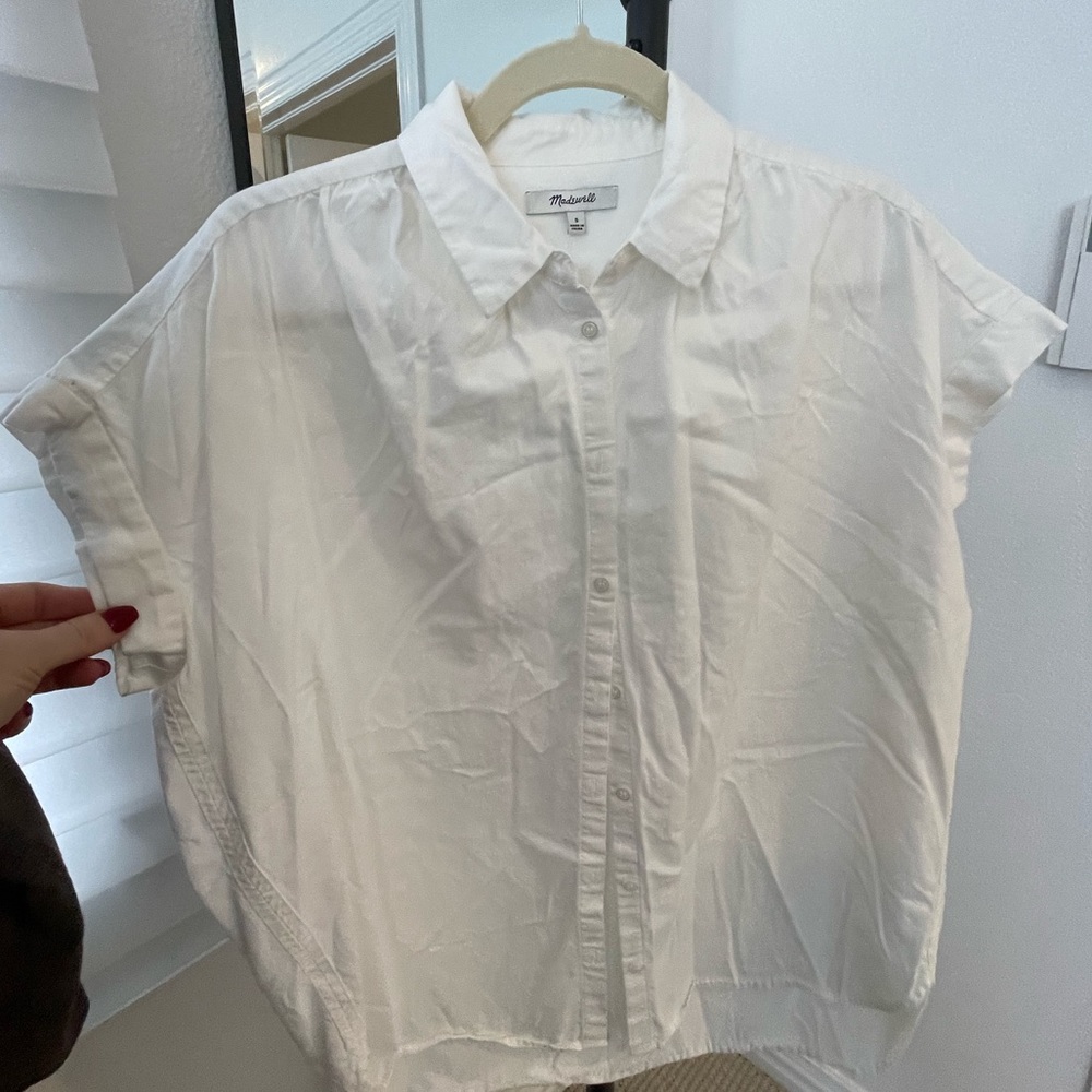 Classic white button down